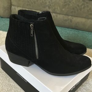 Black Suede Booties